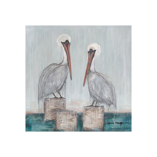 "Feathered Friends" Canvas Fine Art Reproduction