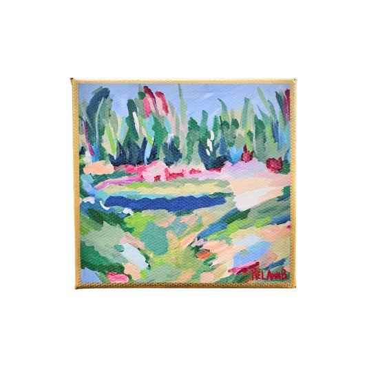 "La Tour du Jardin" Mini Canvas