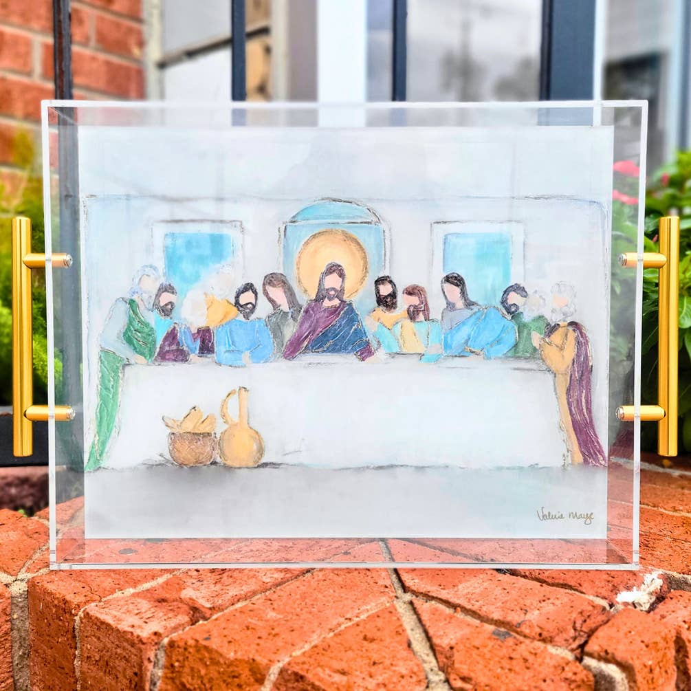 The Last Supper Acrylic Serving Tray