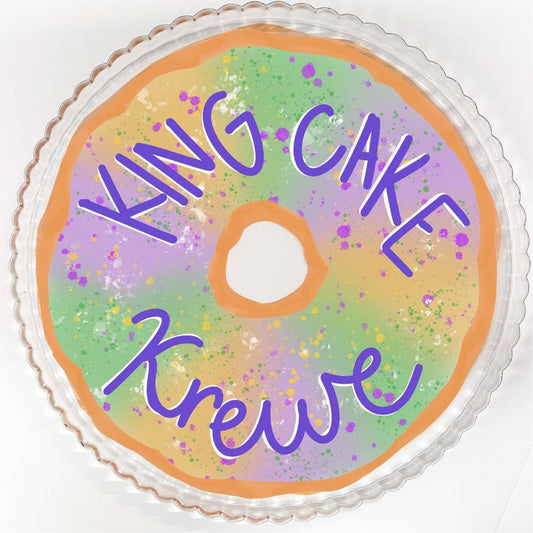 CUSTOMIZABLE King Cake Krewe Platter